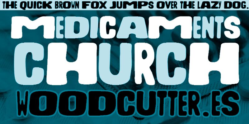 Medicaments Church Czcionka