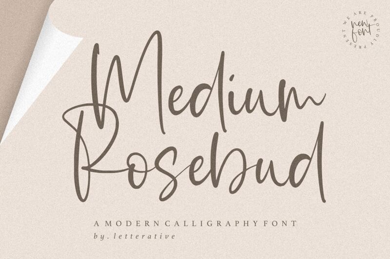 Medium Rosebud Fonte