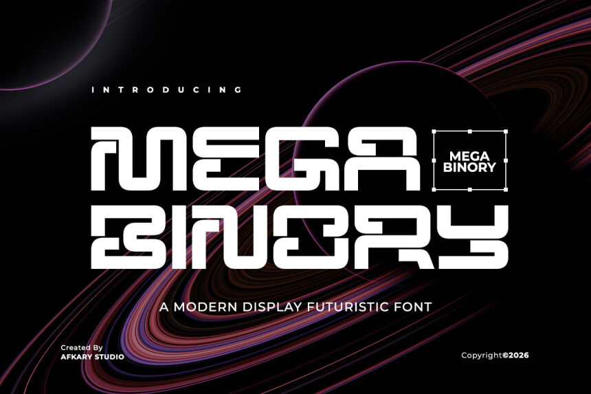 Mega Binory Regular — Font presentation