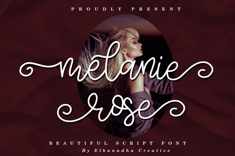 MELANIE ROSE Schriftart