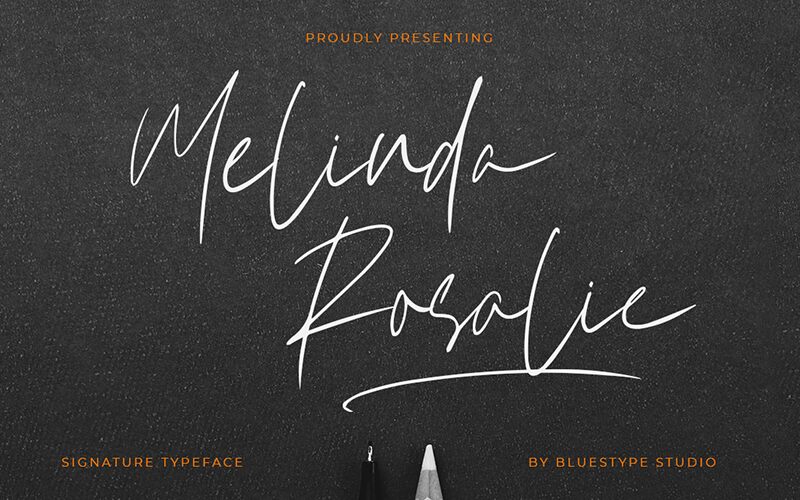 Melinda Rosalie Schriftart