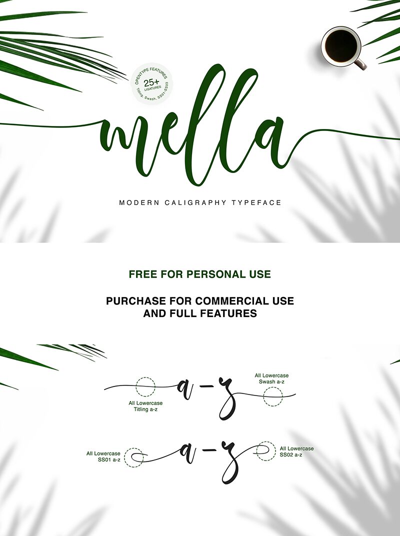 Mella الخط