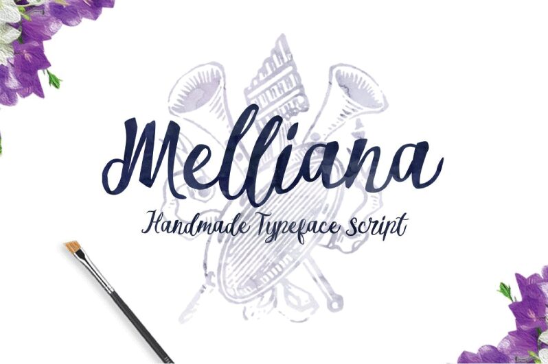 Melliana Script Schriftart
