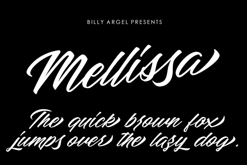 Mellissa Schriftart