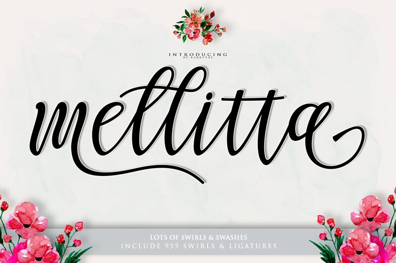 Mellitta Script Carattere
