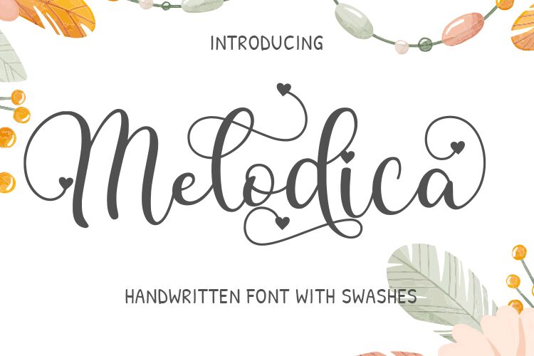 Melodica Schriftart