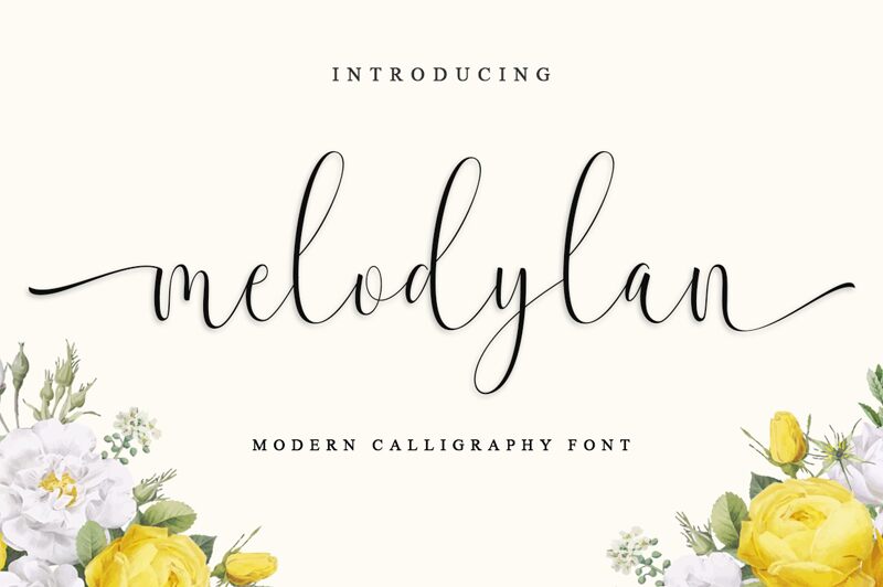 melodylan Schriftart