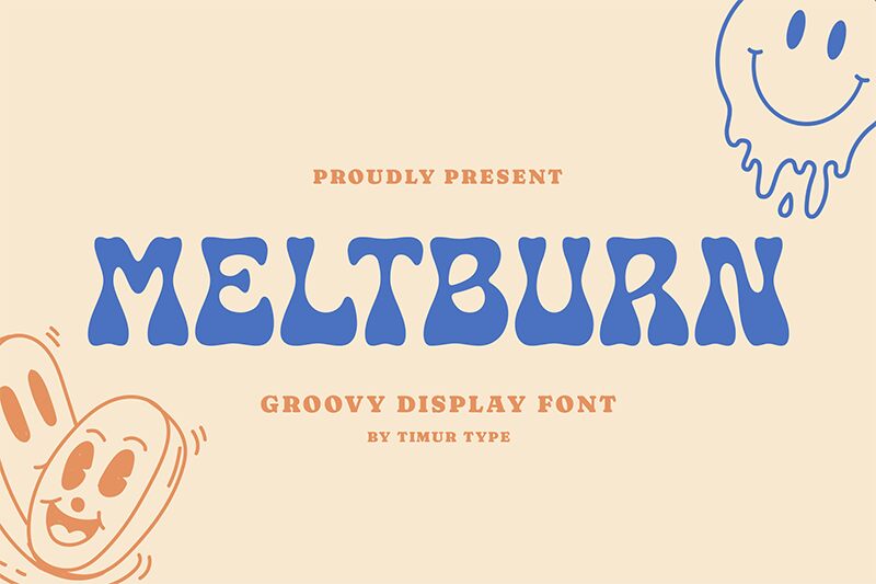Meltburn Schriftart