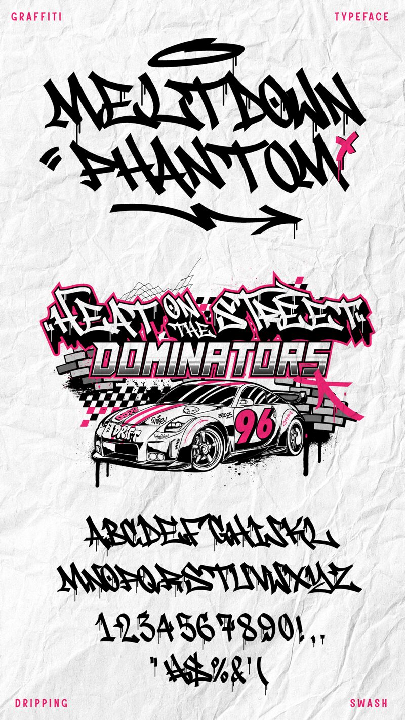 Meltdown Phantom Druh písma