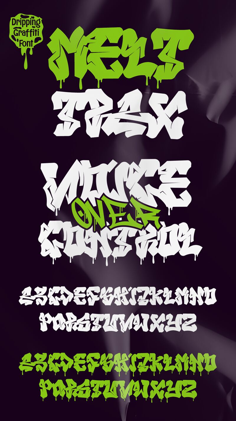 Melttrax Druh písma