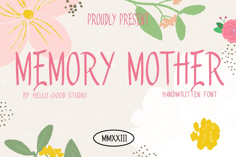 Memory Mother Schriftart