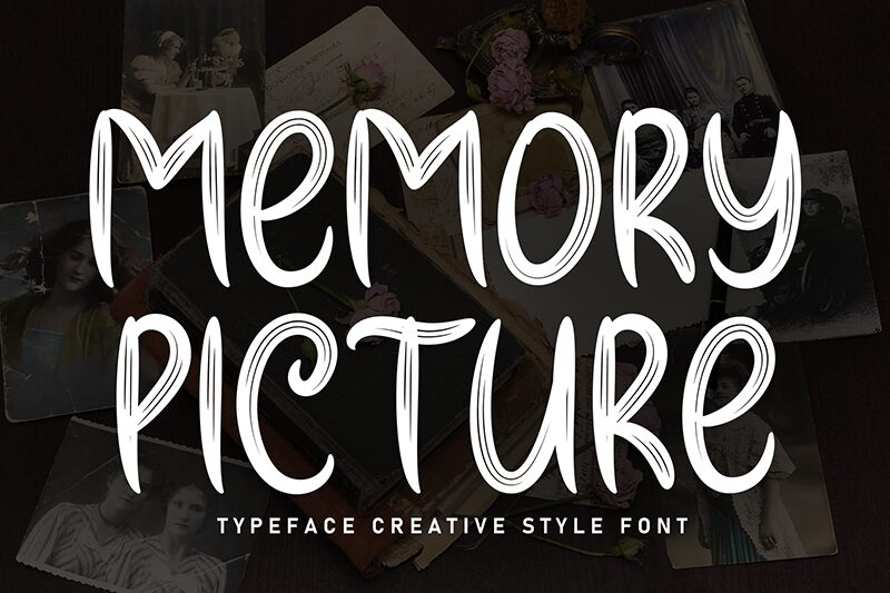 Memory Picture Schriftart