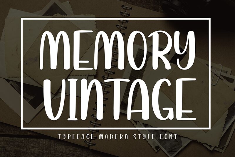 Memory Vintage Schriftart