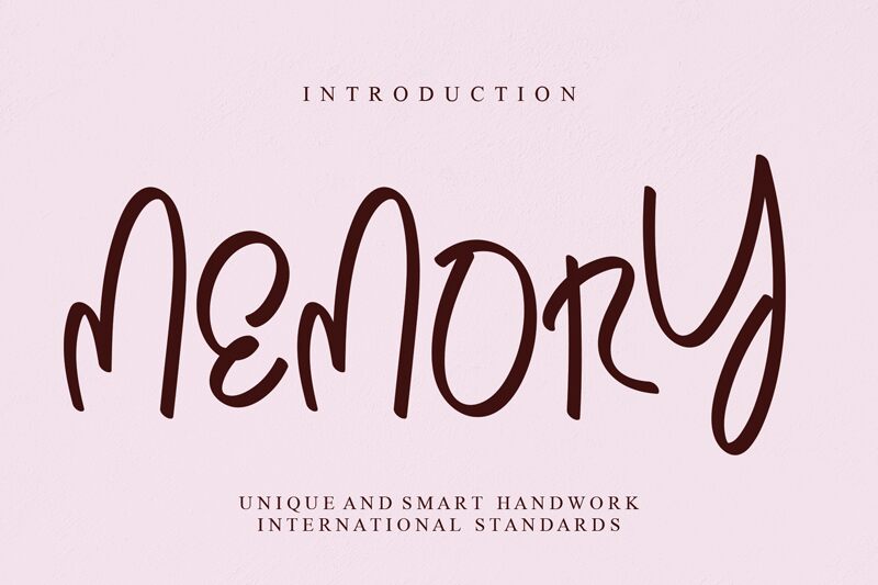 Memory font