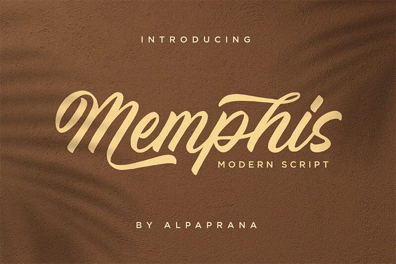 Memphis Шрифт