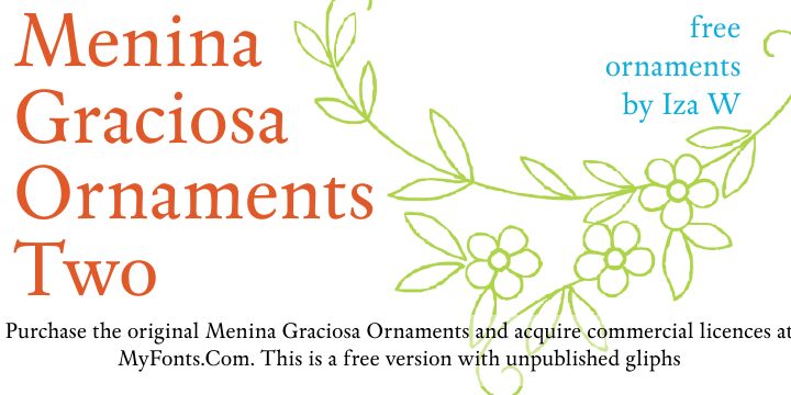 Menina Graciosa Ornaments Two Police