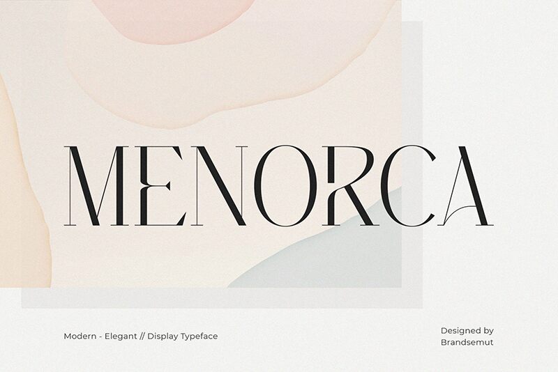 Menorca Schriftart