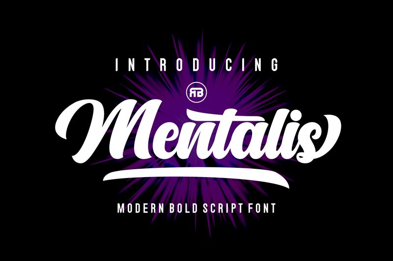 Mentalis Schriftart
