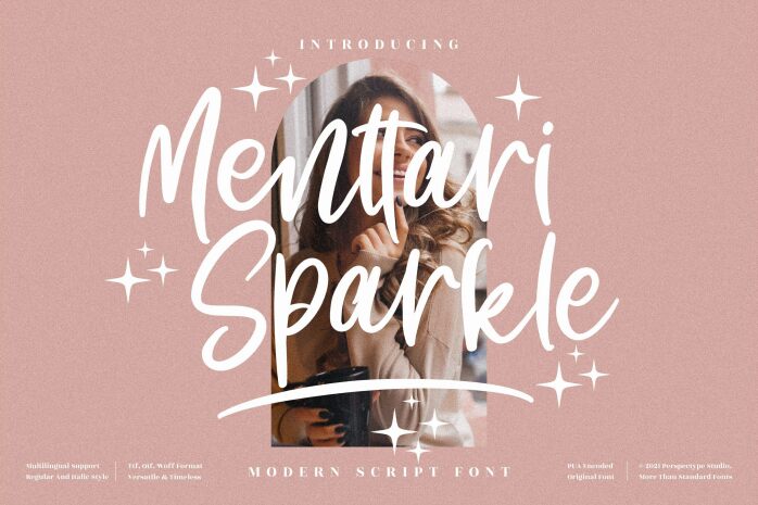 Menttari Sparkle Schriftart