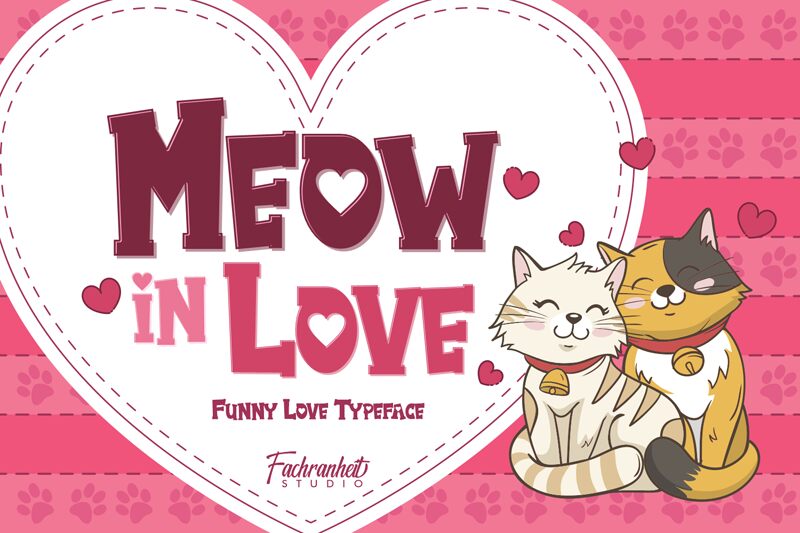 Meow in Love Czcionka