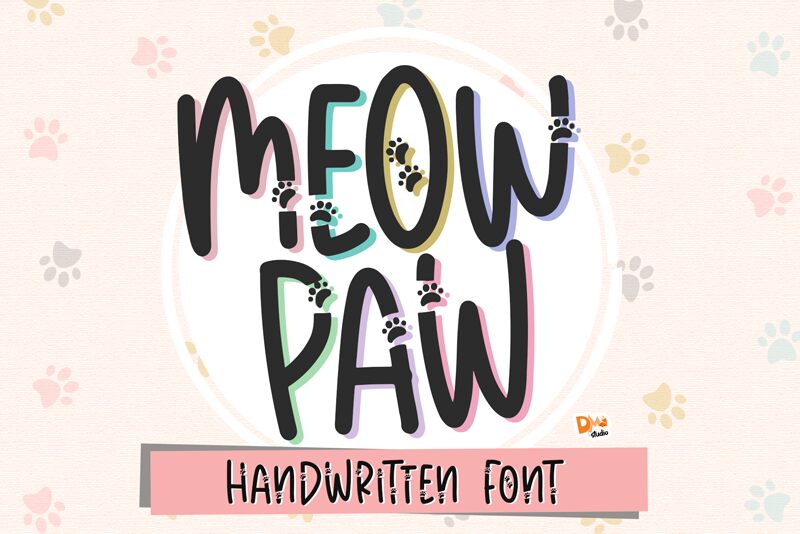 Meow Paw Schriftart