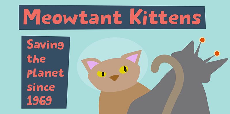 Meowtant Kittens Schriftart
