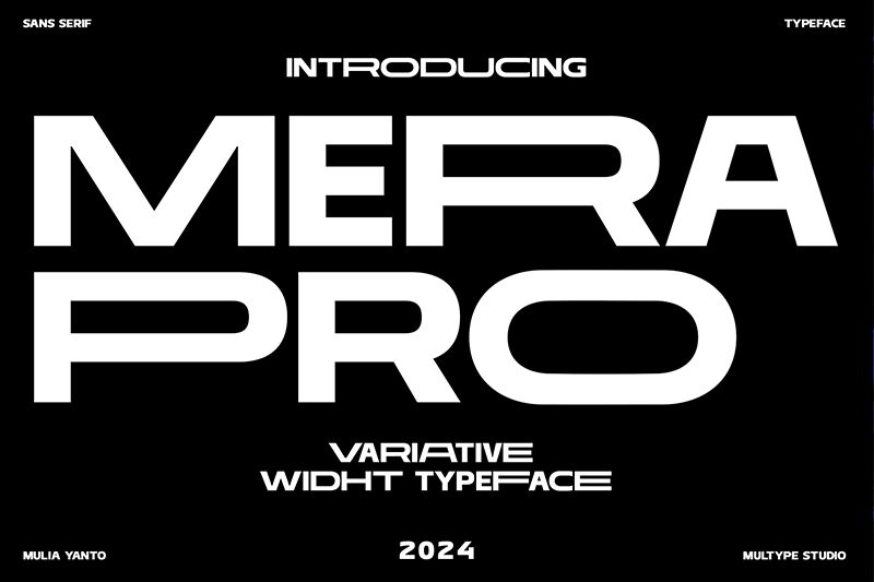 Mera Pro Schriftart
