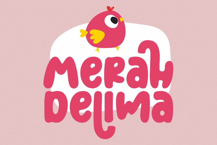Merah Delima Schriftart