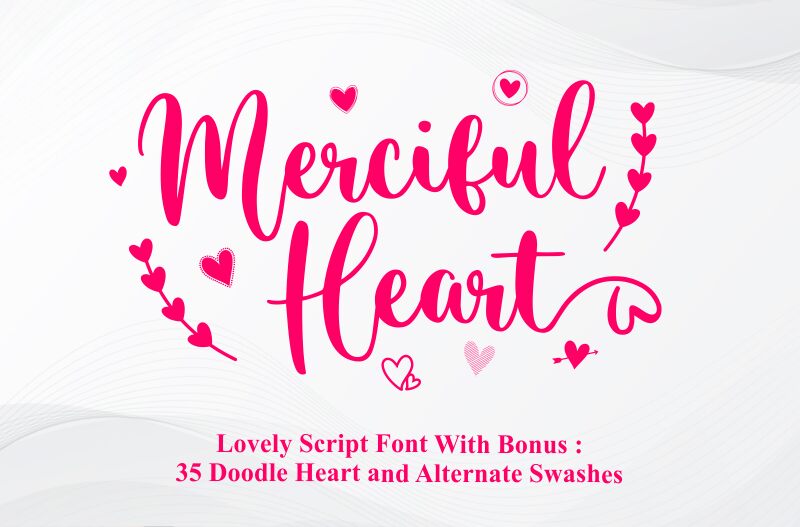 Merciful Heart الخط