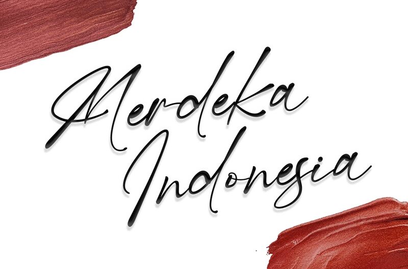 Merdeka Indonesia Schriftart