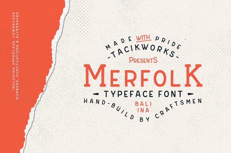 Merfolk Typeface Fuente