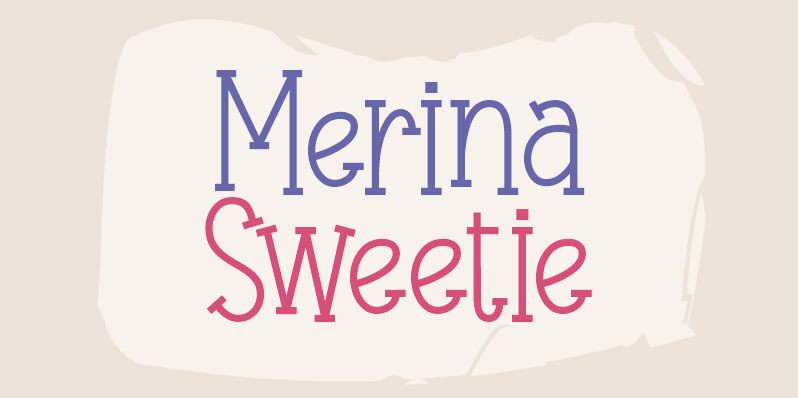 Merina Sweetie Schriftart
