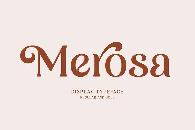 Merosa-Regular — Presentación de la fuente