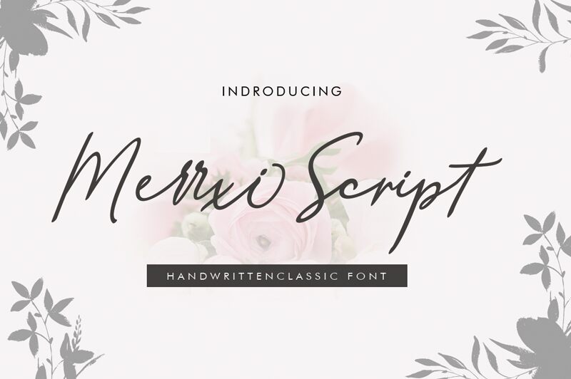 Merrxi Script Schriftart