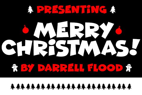Merry Christmas 2021 Schriftart
