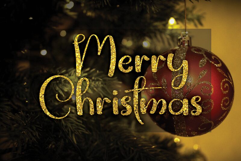 Merry Christmas Schriftart