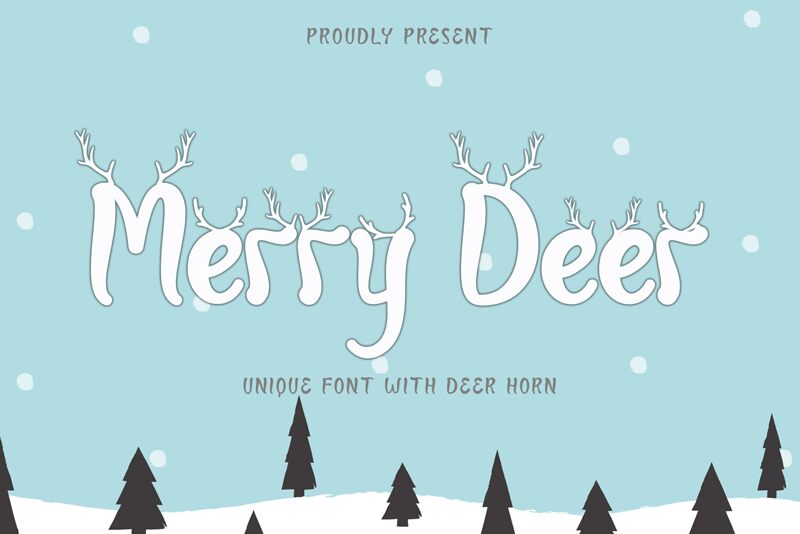 Merry Deer Czcionka