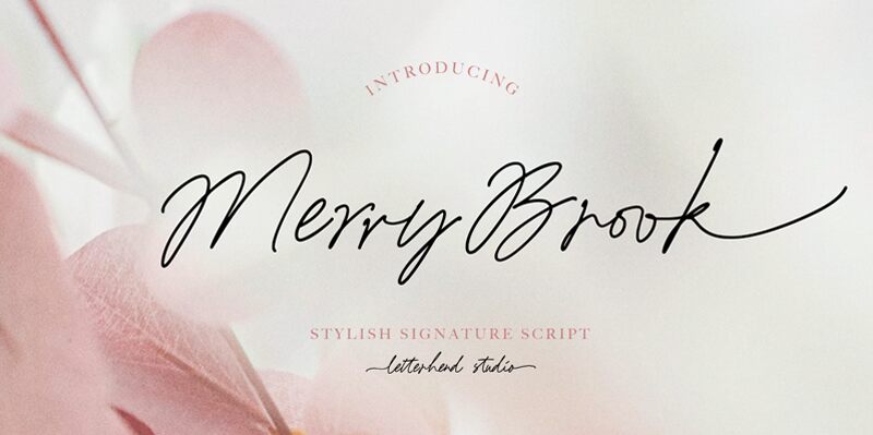 Merry Brook Schriftart