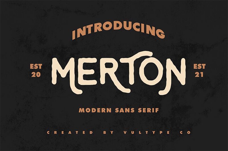 Merton Schriftart