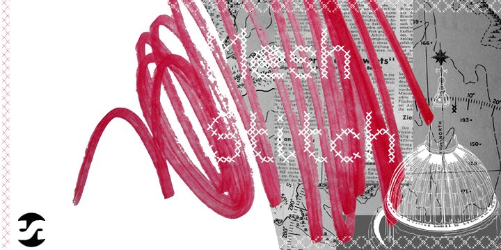 Mesh Stitch Schriftart