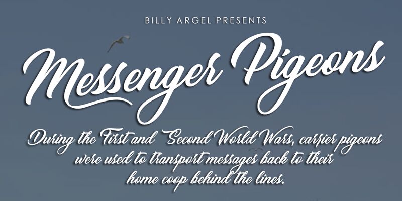 Messenger Pigeons Schriftart