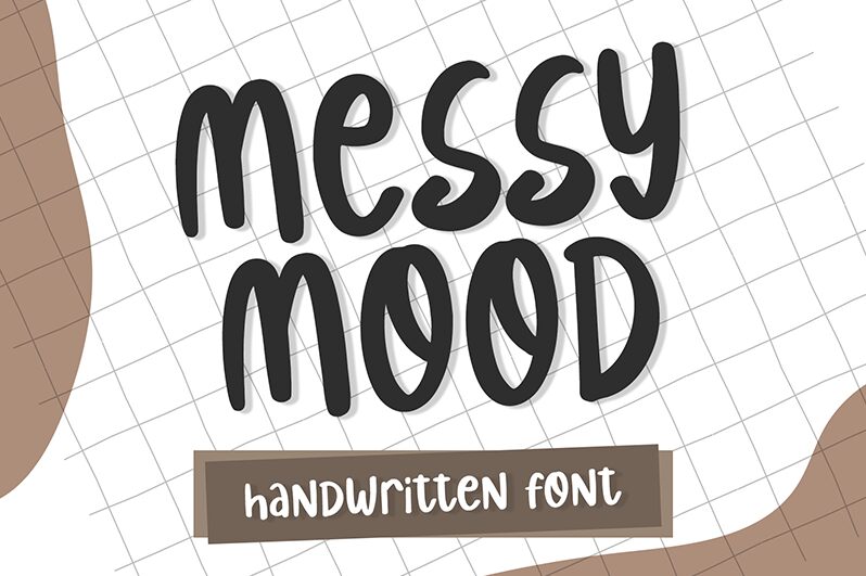Messy Mood Schriftart