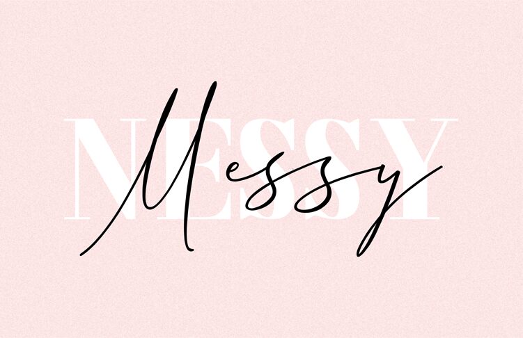 Messy Nessy Script 1 Schriftart