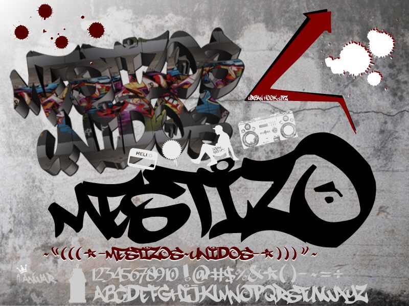 MESTIZOS UNIDOS -URBAN HOOKUPZ Carattere