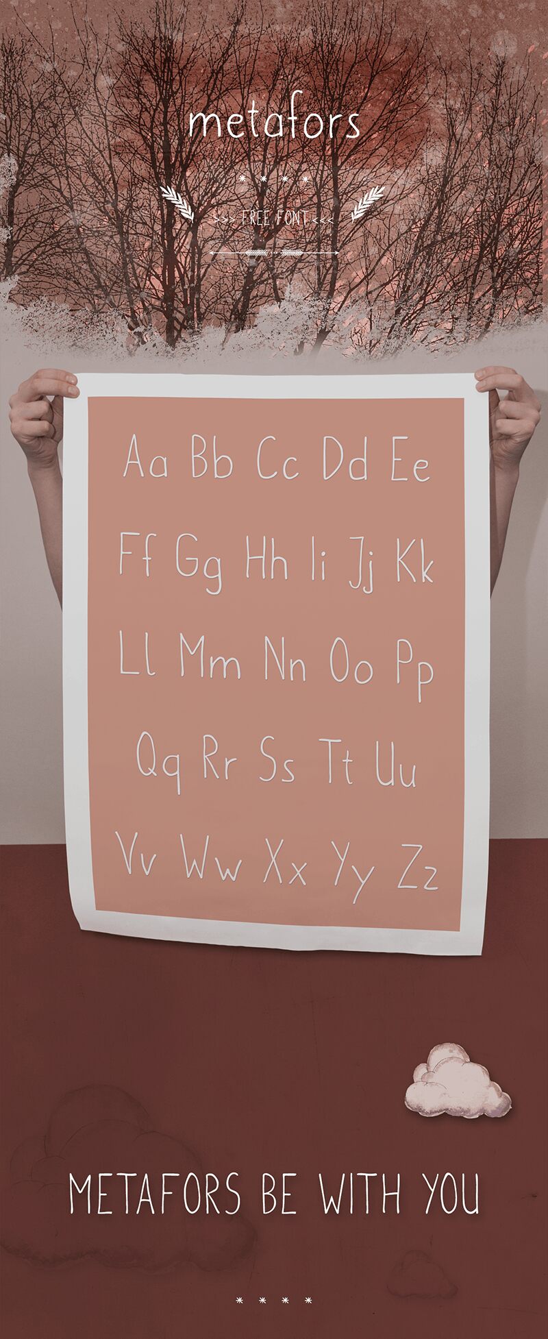 metafors Schriftart