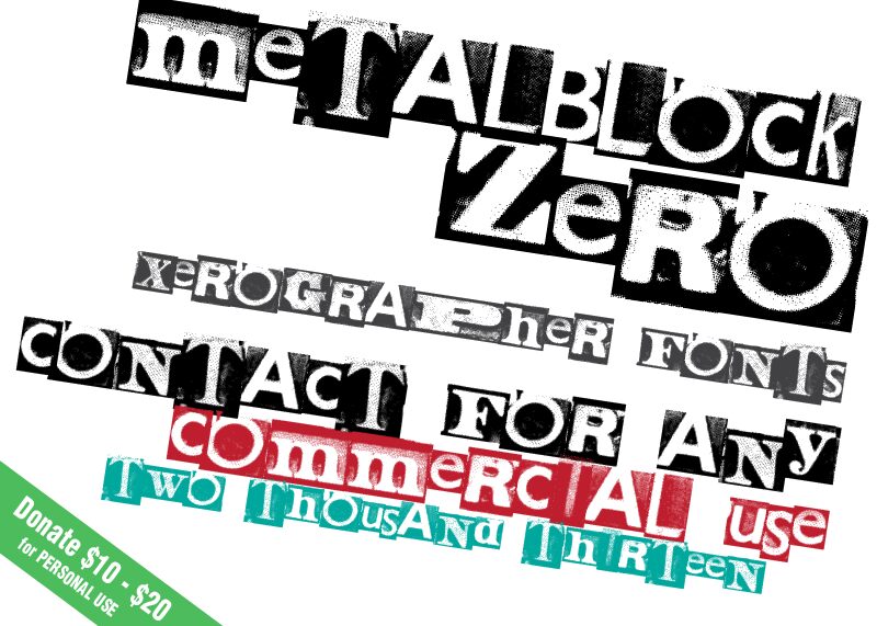 MetalBlockZero Carattere