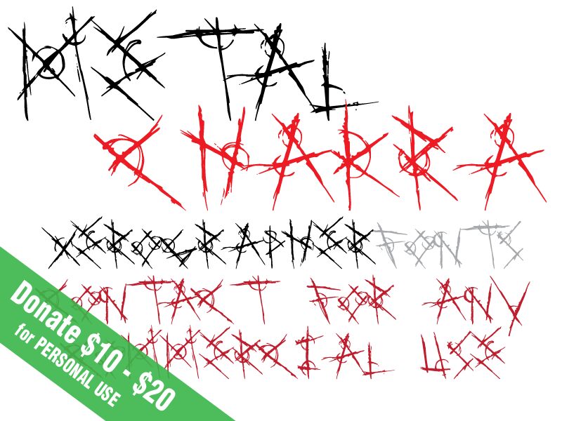 MetalChakra Schriftart