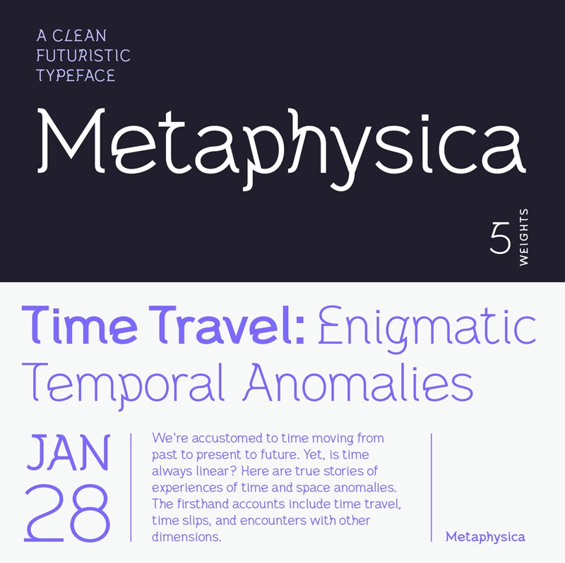 Metaphysica Font