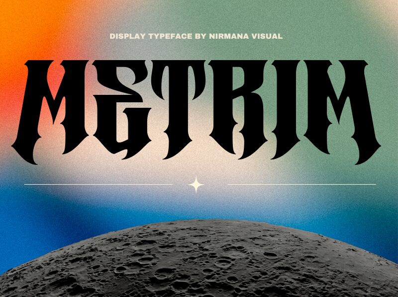 Metrim Schriftart