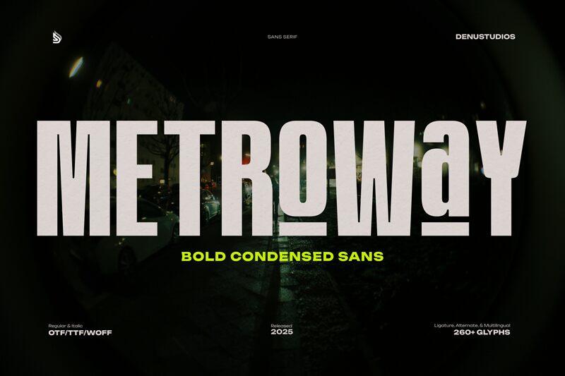 Metroway — Font presentation
